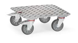 Zeige Details für Kistenroller mit Aluminiumplattform und Griffloch Bild von Kistenroller mit Aluminiumplattform und Griffloch