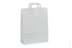 Bild von Papiertragetaschen topcraft® weiß, 400+160x450 mm, 100 g/m²