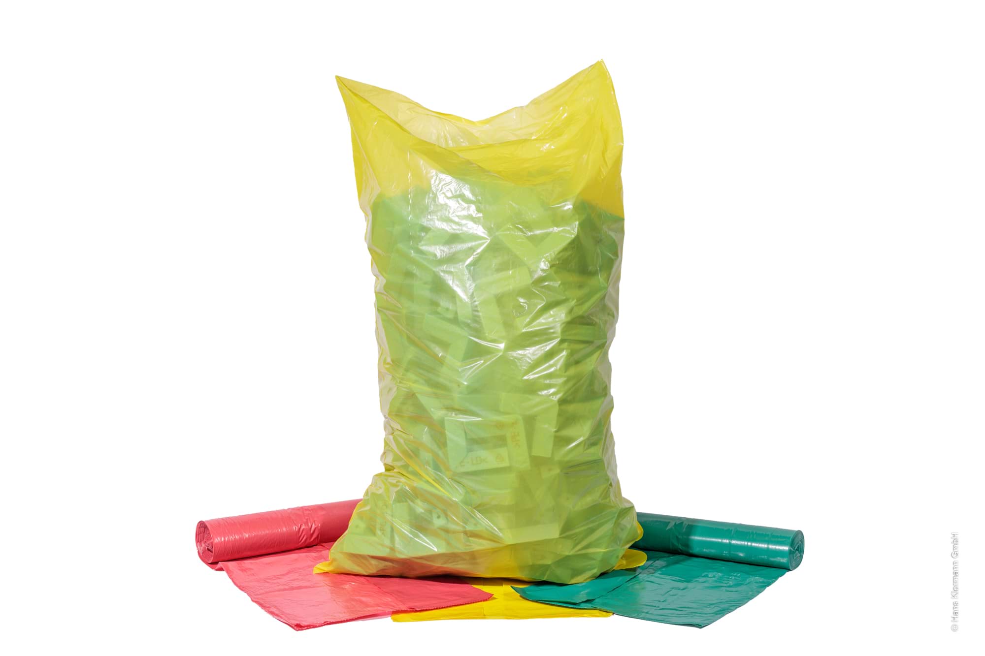 Bild von Abfallsäcke, 700 x 1.100 mm, Typ 60, farbig, auf der Rolle, 120 Liter