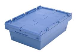 Zeige Details für Mehrwegbehälter MBDU64171, 610x400x199 mm, taubenblau Bild von Mehrwegbehälter MBDU64171, 610x400x199 mm, taubenblau