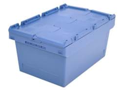 Zeige Details für Mehrwegbehälter MBDU64271, 610x400x299 mm, taubenblau Bild von Mehrwegbehälter MBDU64271, 610x400x299 mm, taubenblau