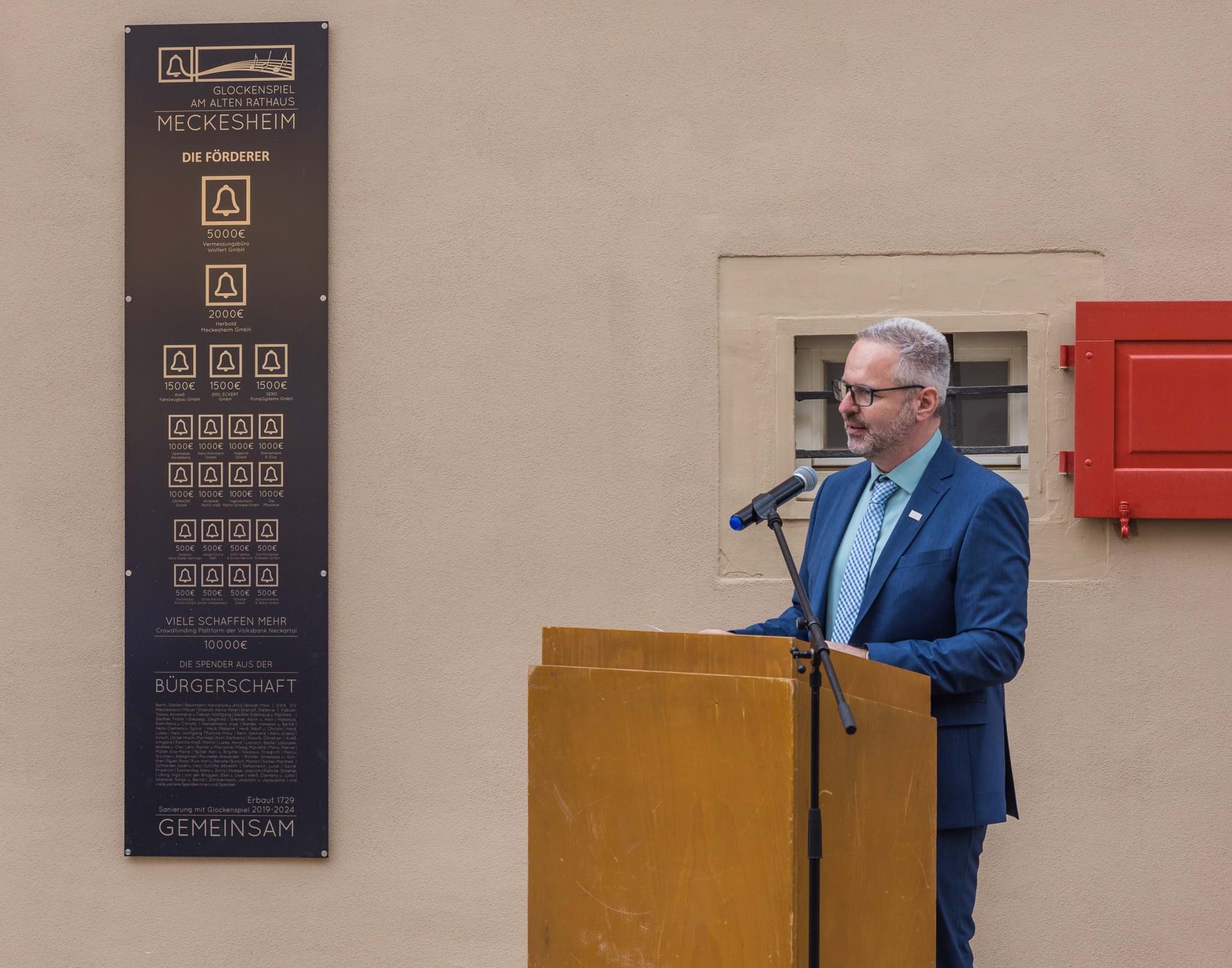 Meckesheim: Einweihung Altes Rathaus Meckesheim: Einweihung Altes Rathaus