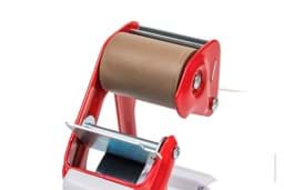 Zeige Details für Gummiandruckrolle für Handabroller mit Kernbremse, 50 mm Klebeband Bild von Gummiandruckrolle für Handabroller mit Kernbremse, 50 mm Klebeband