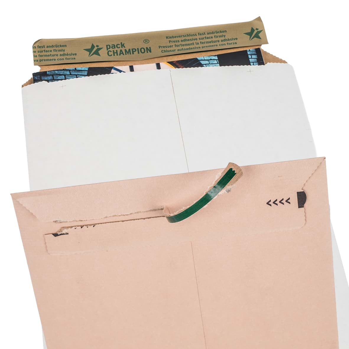 Versandtasche mit Selbstklebeverschluss und Aufreißfaden