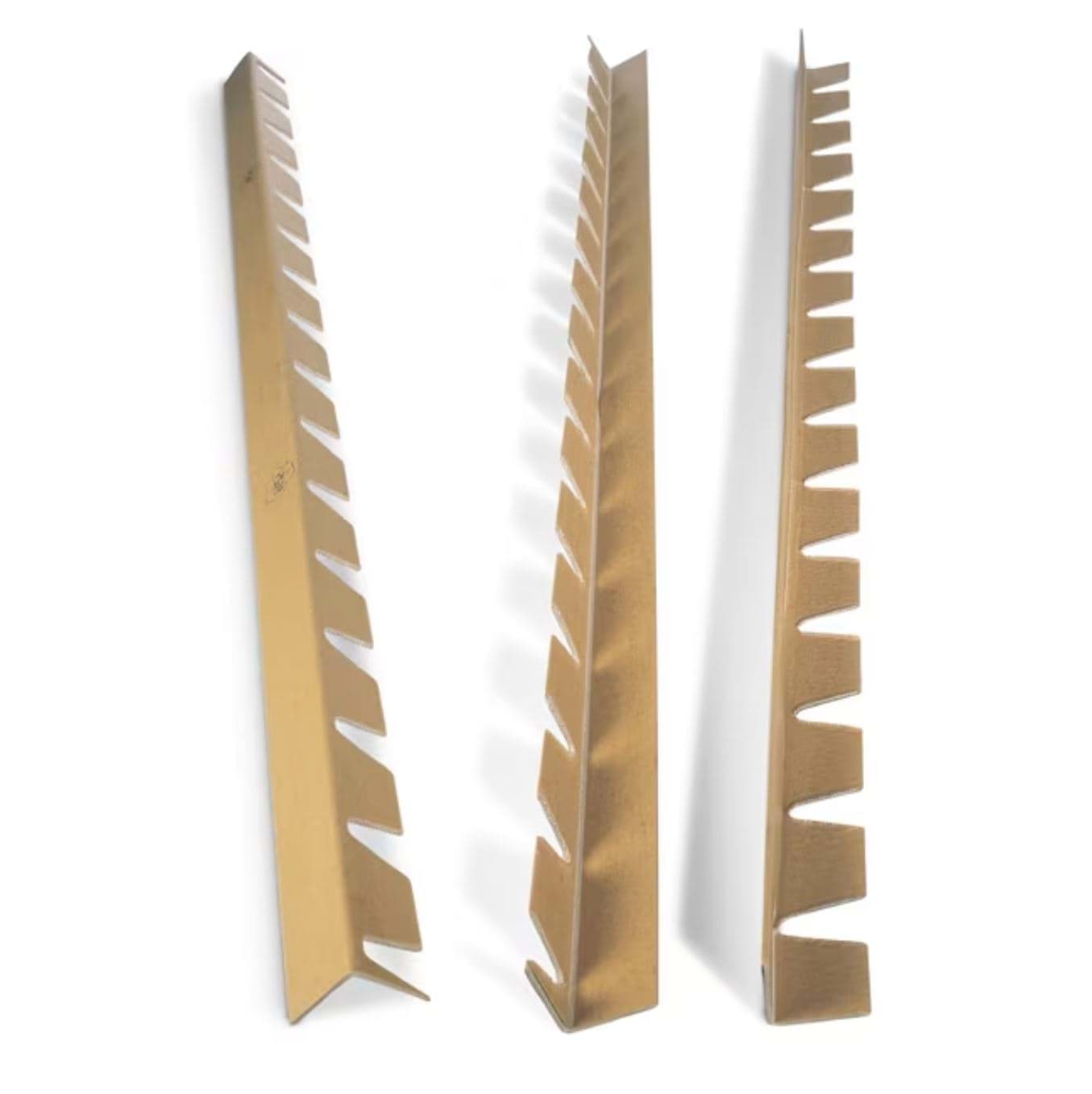 Kantenschutzleisten aus Hartpappe, 1.200 x 50 x 50 x 3 mm, mit Einkerbungen