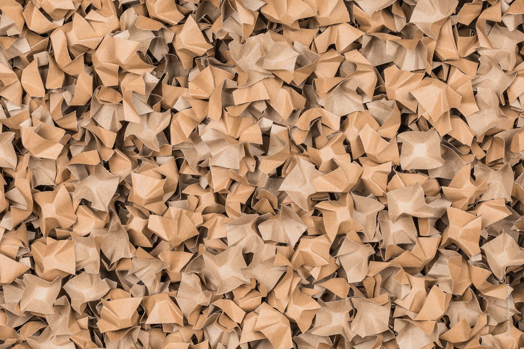 PAPERFILL - das braune Papierfüllmaterial im 400-Liter-Sack