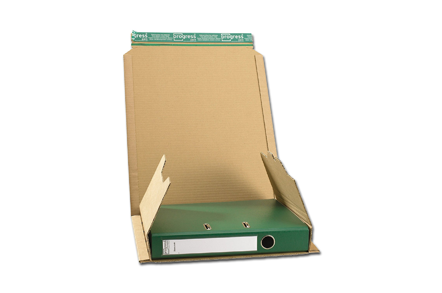 Bild von Ordnerverpackung, innen: 320x290x35-80 mm, außen: 370x297x45-90 mm, braun