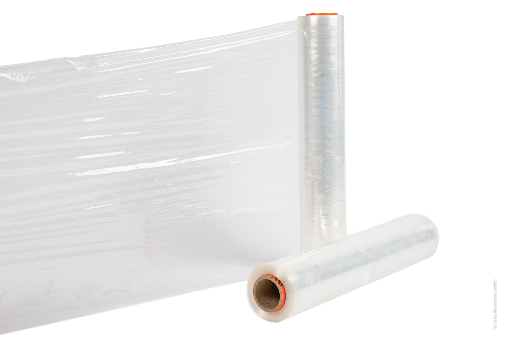 Klebefolie Strechtfolie 150 Meter x Breite 100 mm transparent Einpackfolie 