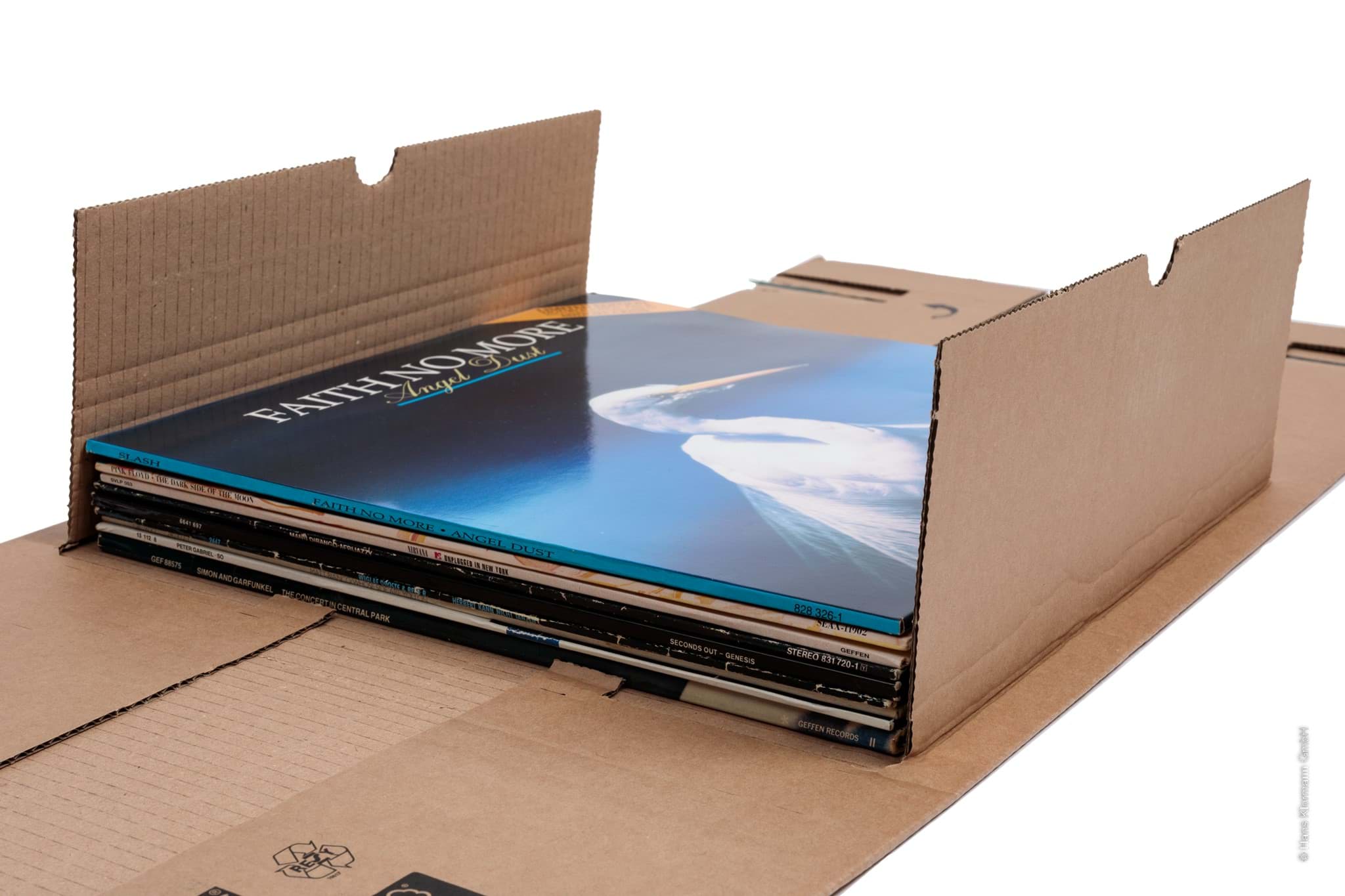 Bild von Buchverpackung LP plus, innen: 320x320x-55 mm, außen: 375x330x-70 mm - für Vinyl Langspielplatten