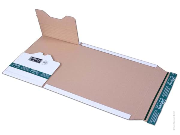 Bild von Buchverpackung ExtraSafe A4+, innen 300x220x-80 mm, außen 353x222x-92 mm, (Groß-/Maxibrief), weiß