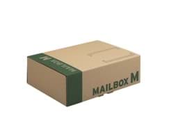 Bild von Postversandkarton Mailbox M, innen 331x241x104 mm, außen 345x257x110 mm