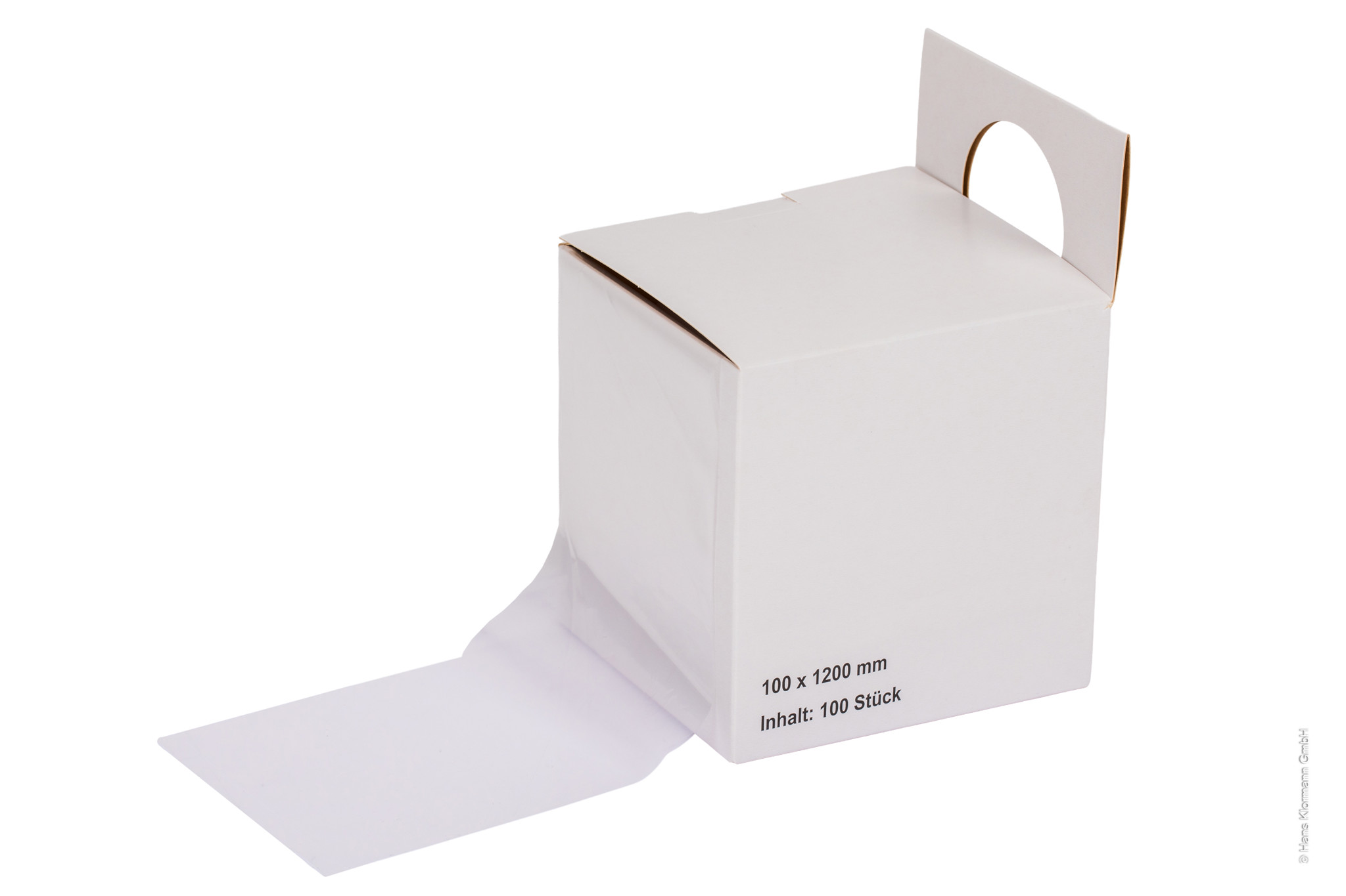 Bild von Dehnband im Spendekarton, 1.200 x 100 mm, transparent