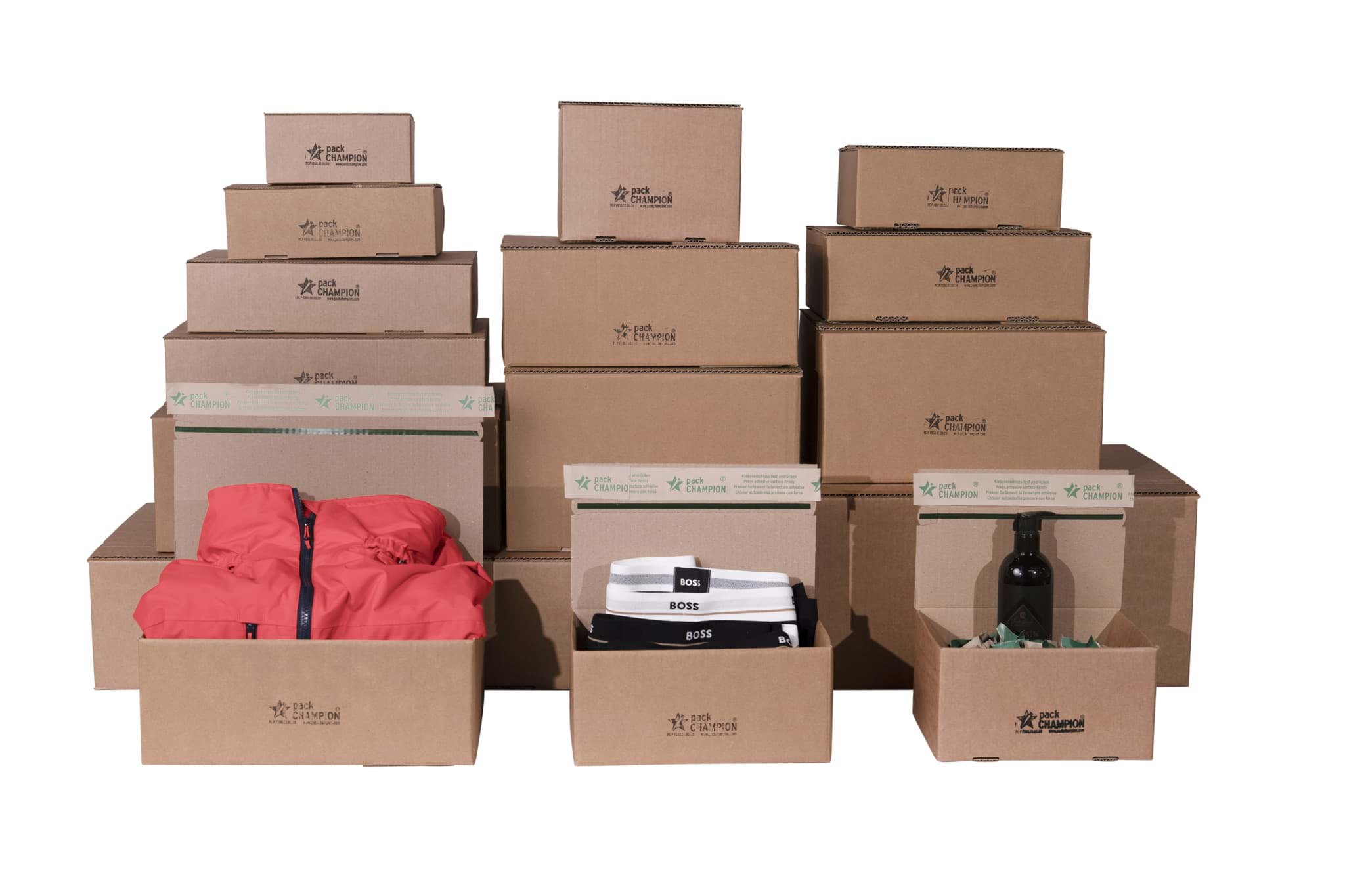 Aufrichtkarton C6 packCHAMPION® PC P FBS1.16.13.07, 160x130x70 mm 