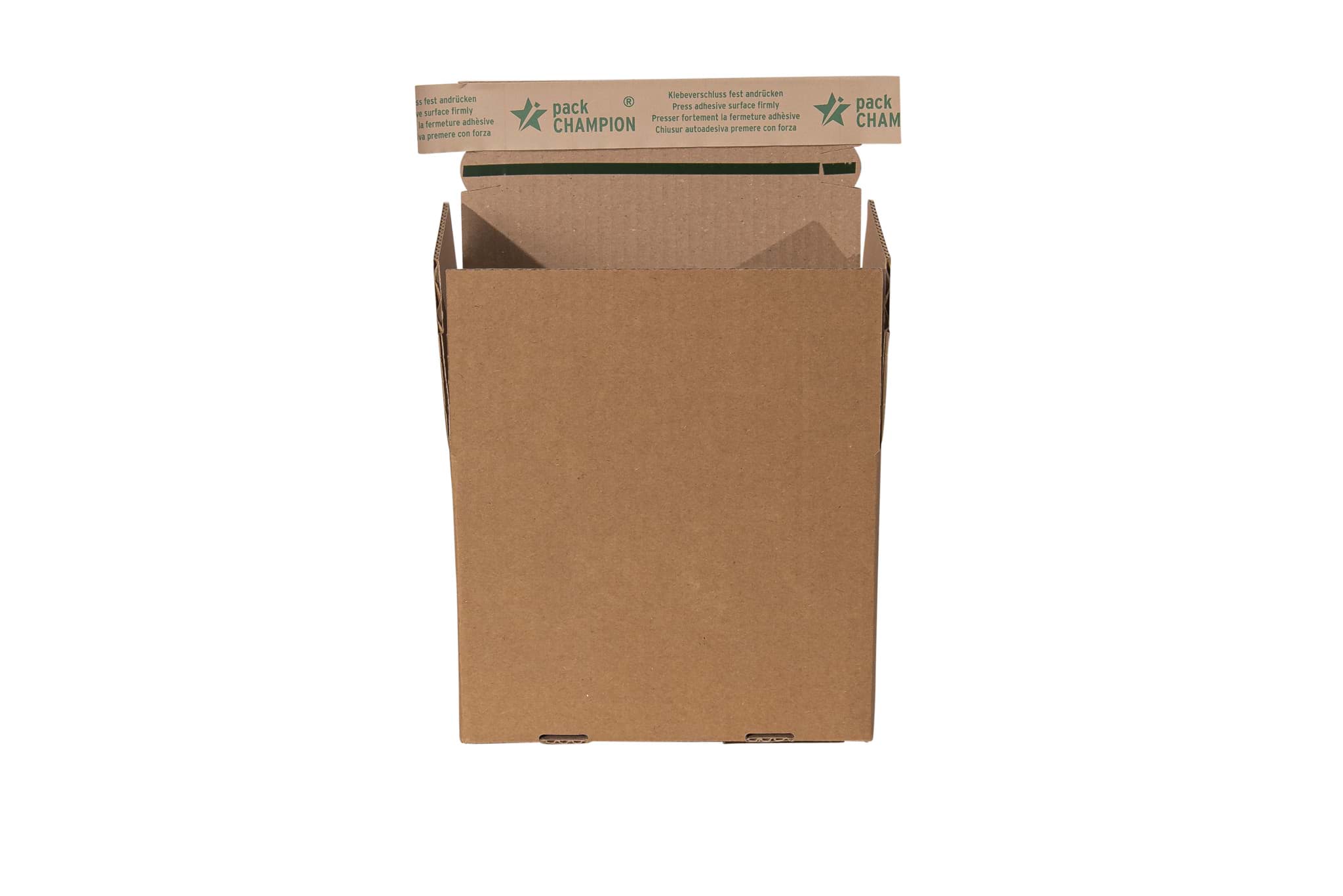 Aufrichtkarton packCHAMPION® PC P FBS1.19.14.14, 195x145x140 mm